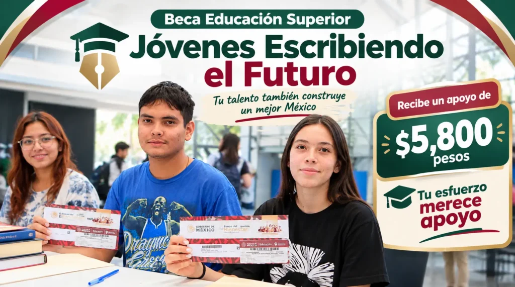 Beca Educación Superior Jóvenes Escribiendo el Futuro